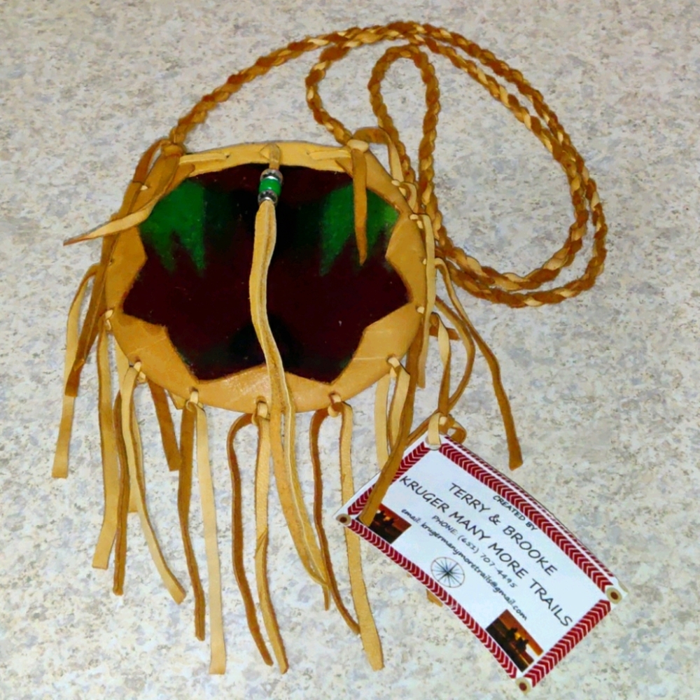 Native American Pendleton pouch